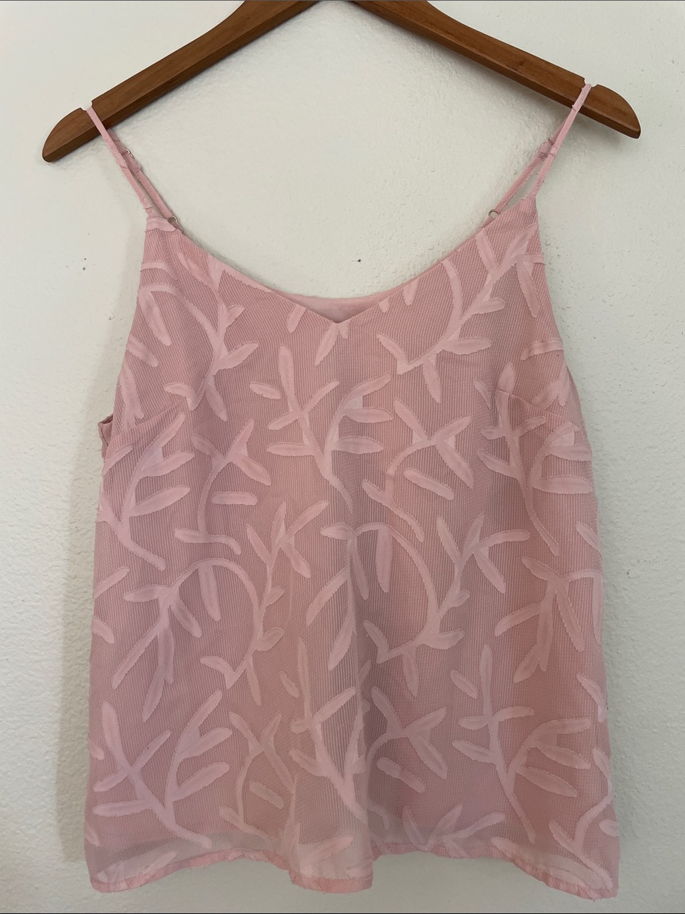 a new day Pink Textured V-Neck Camisole